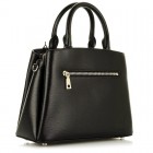 DKNY Δερμάτινη Τσάντα Tote Μαύρη Paige R81D3327