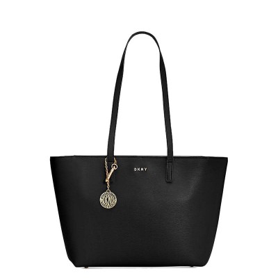 DKNY Bryant Μεσαία Δερμάτινη Τσάντα Tote R74A3014 Μαύρη