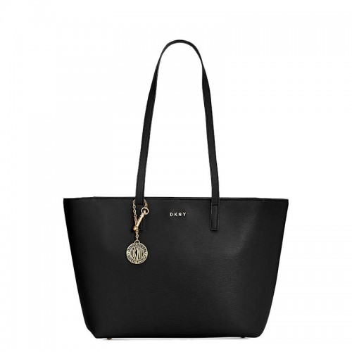 DKNY Bryant Μεσαία Δερμάτινη Τσάντα Tote R74A3014 Μαύρη