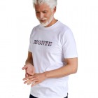 MONTE NAPOLEONE Ανδρικό T-Shirt Λευκό 55-1750-5572