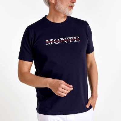 MONTE NAPOLEONE Ανδρικό T-Shirt Μπλε