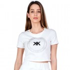 KENDALL + KYLIE T-Shirt Art Patch Off White