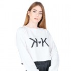 KENDALL + KYLIE Γυναικεία Μπλούζα Heart Logo Ls Cropped Top KKW3711622