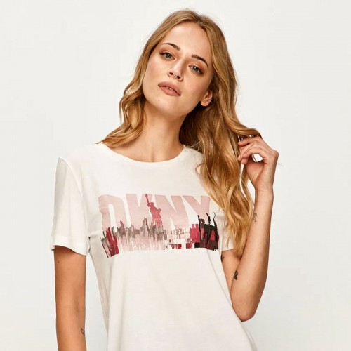 DKNY Γυναικείο T-shirt Άσπρο P0BHRCNA