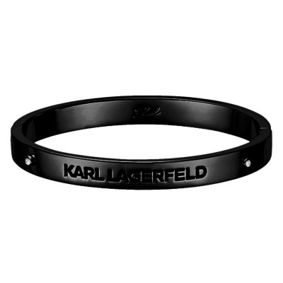 KARL LAGERFELD Brushed Bracelet 5545266 σε Μαύρο Χρώμα