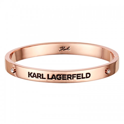 KARL LAGERFELD Brushed Bracelet 5545266 σε Ρόζ Χρυσό Χρώμα