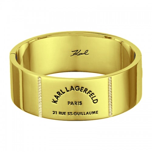 KARL LAGERFELD Βραχιόλι Rue St. Guillaume Large Bangle Gold